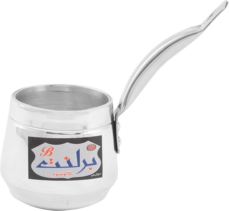 إبريق قهوة ألومنيوم لامع، مقاس 3 سم